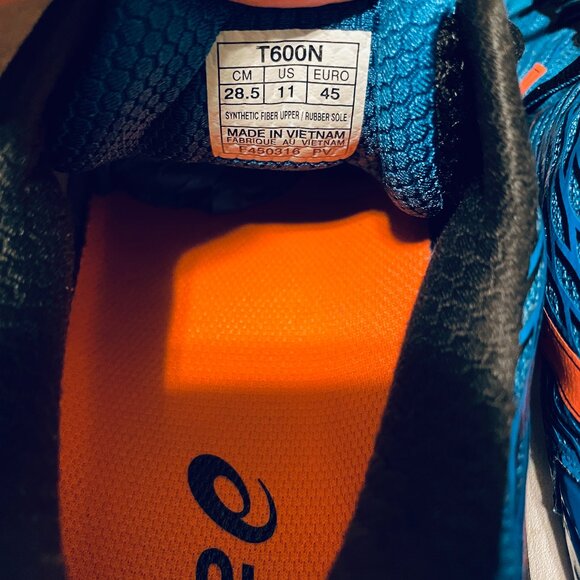 ASICS Gel-Nimbus 18 Onyx/Silver/Blue Jewel T600N-9993 Mens 11 US 45 EUR - Picture 13 of 13